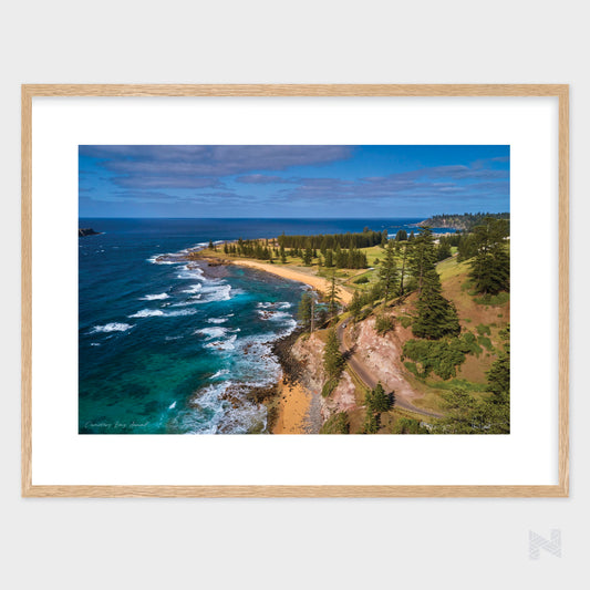 Aerial view to Cemetery Bay (Open Edition Print)