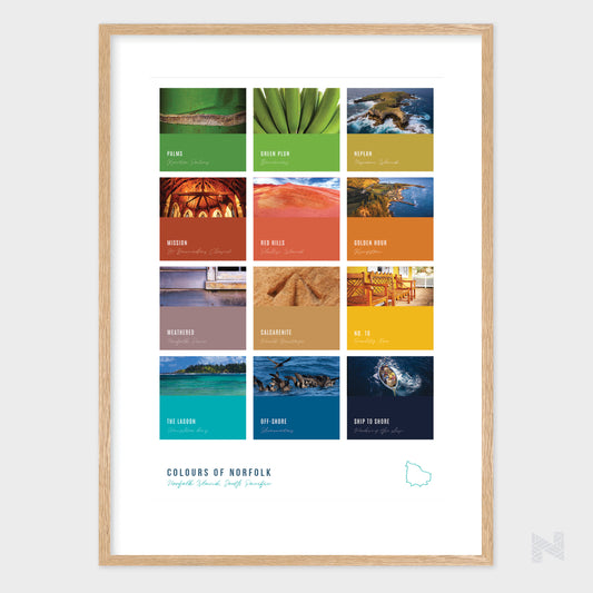 Colours of Norfolk V2 (Art Poster Print)