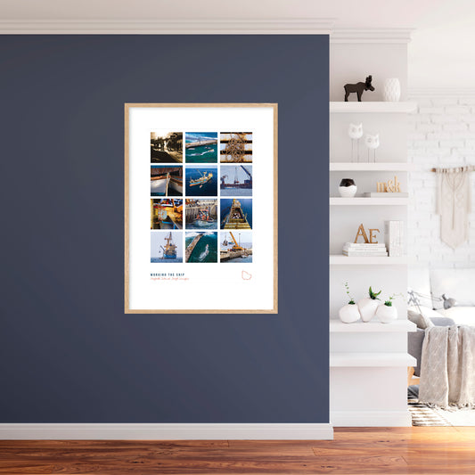 Working the Ship Poster (Art Poster Print)