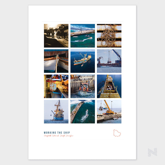 Working the Ship Poster (Art Poster Print)